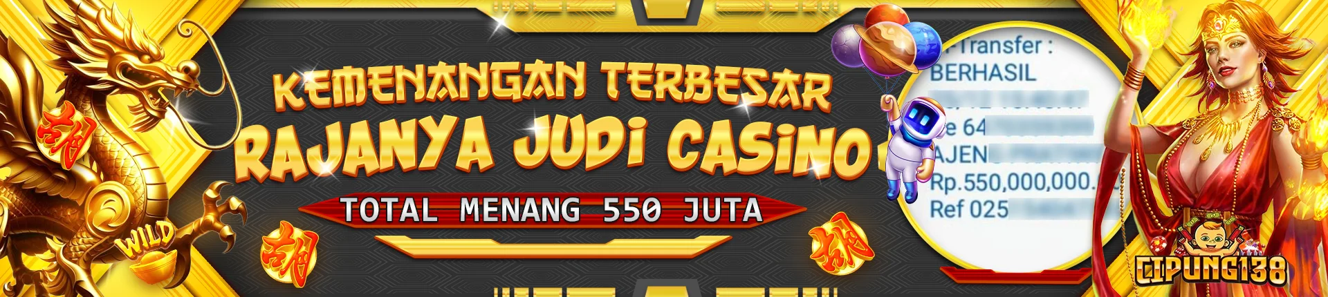 CIPUNG138 Tanpa Potongan